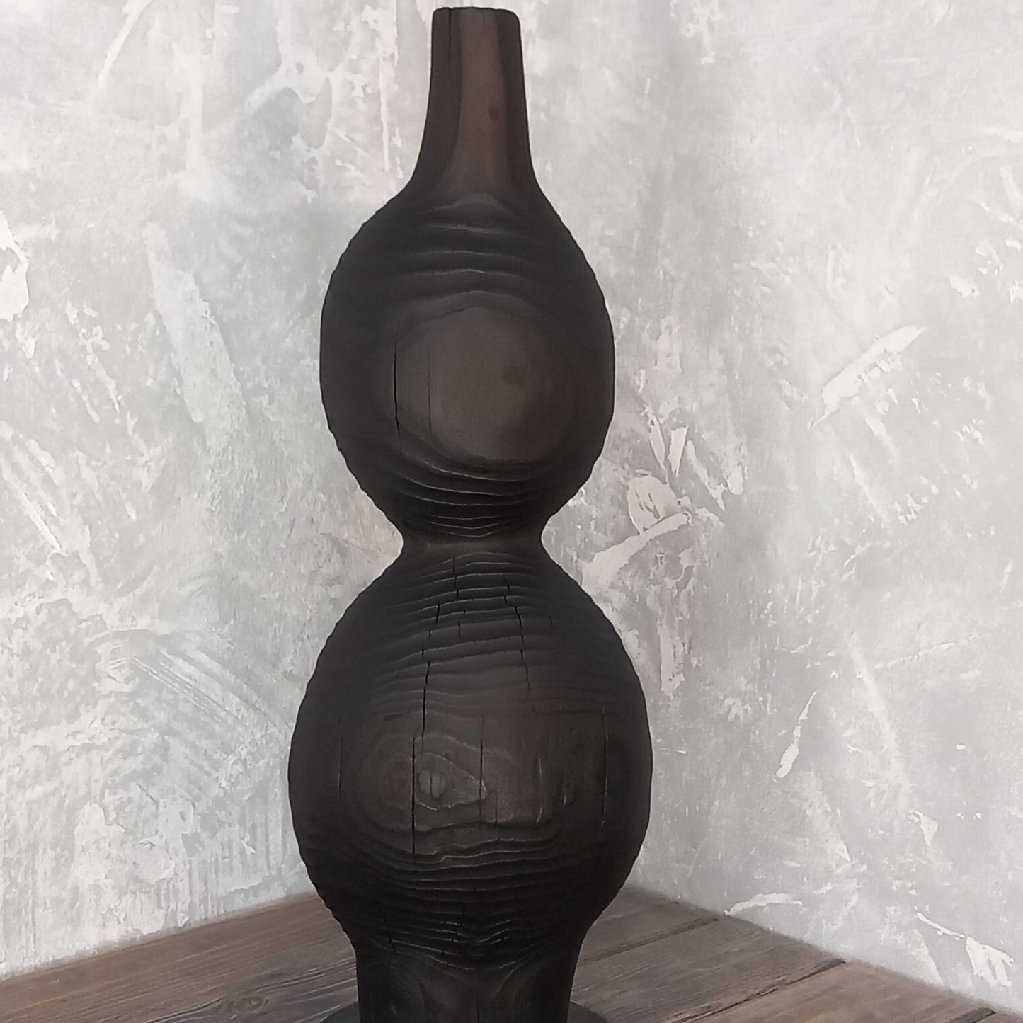 Black Sphere Vase Wabi Sabi Aesthetic