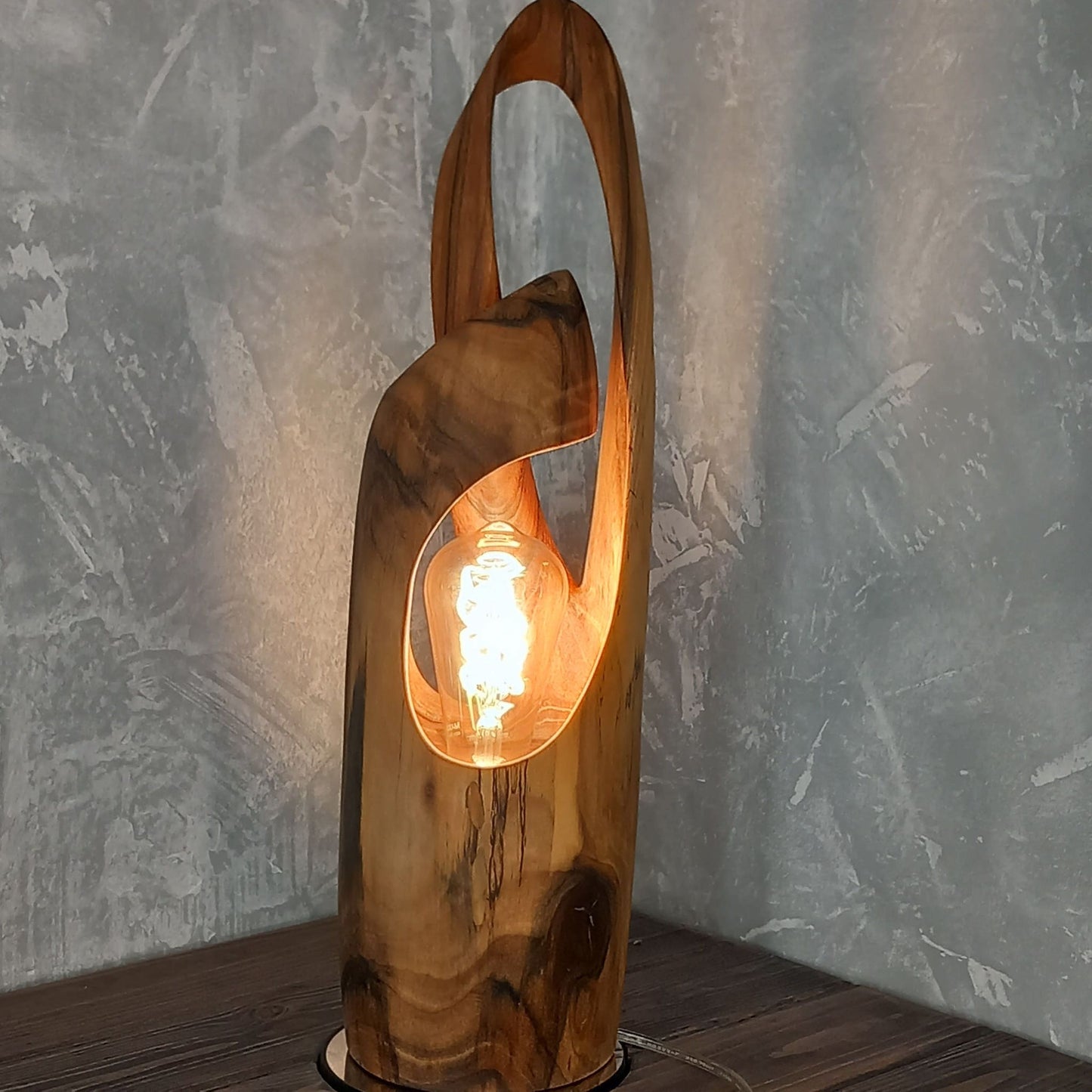 Table Lamp Mobius Illuminated Sculpture