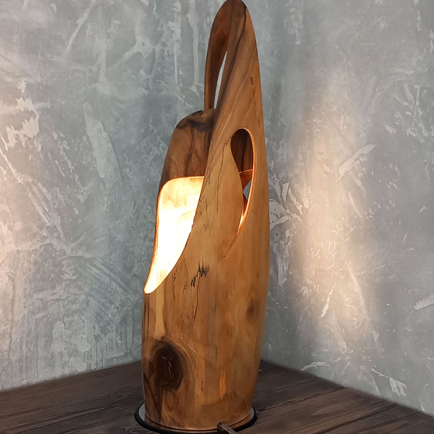 Table Lamp Mobius Illuminated Sculpture