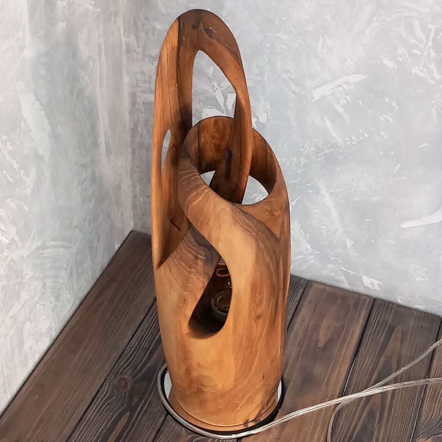 Table Lamp Mobius Illuminated Sculpture