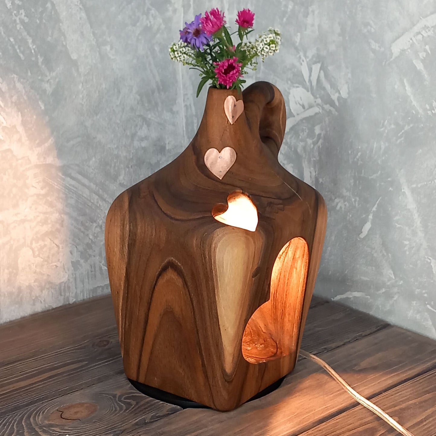 Unusual Romantic Lamp Vase