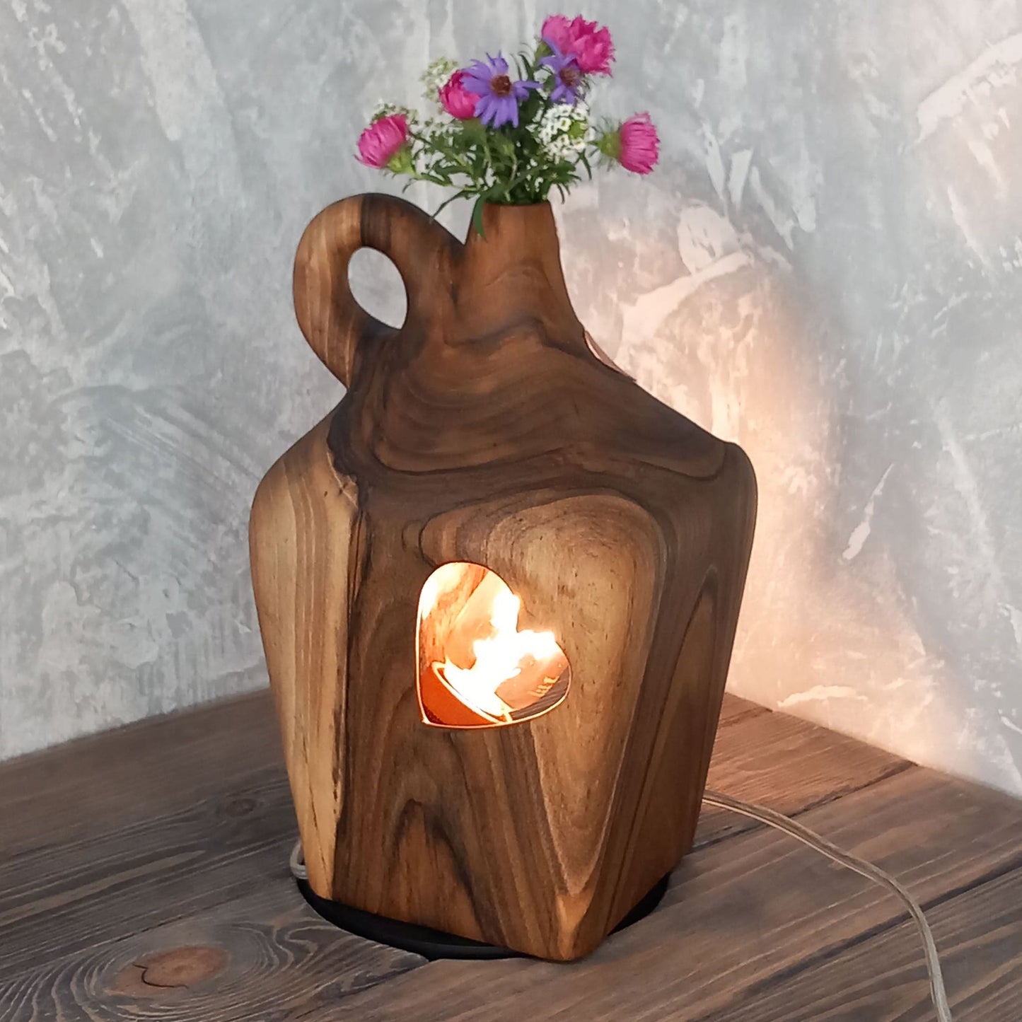 Unusual Romantic Lamp Vase