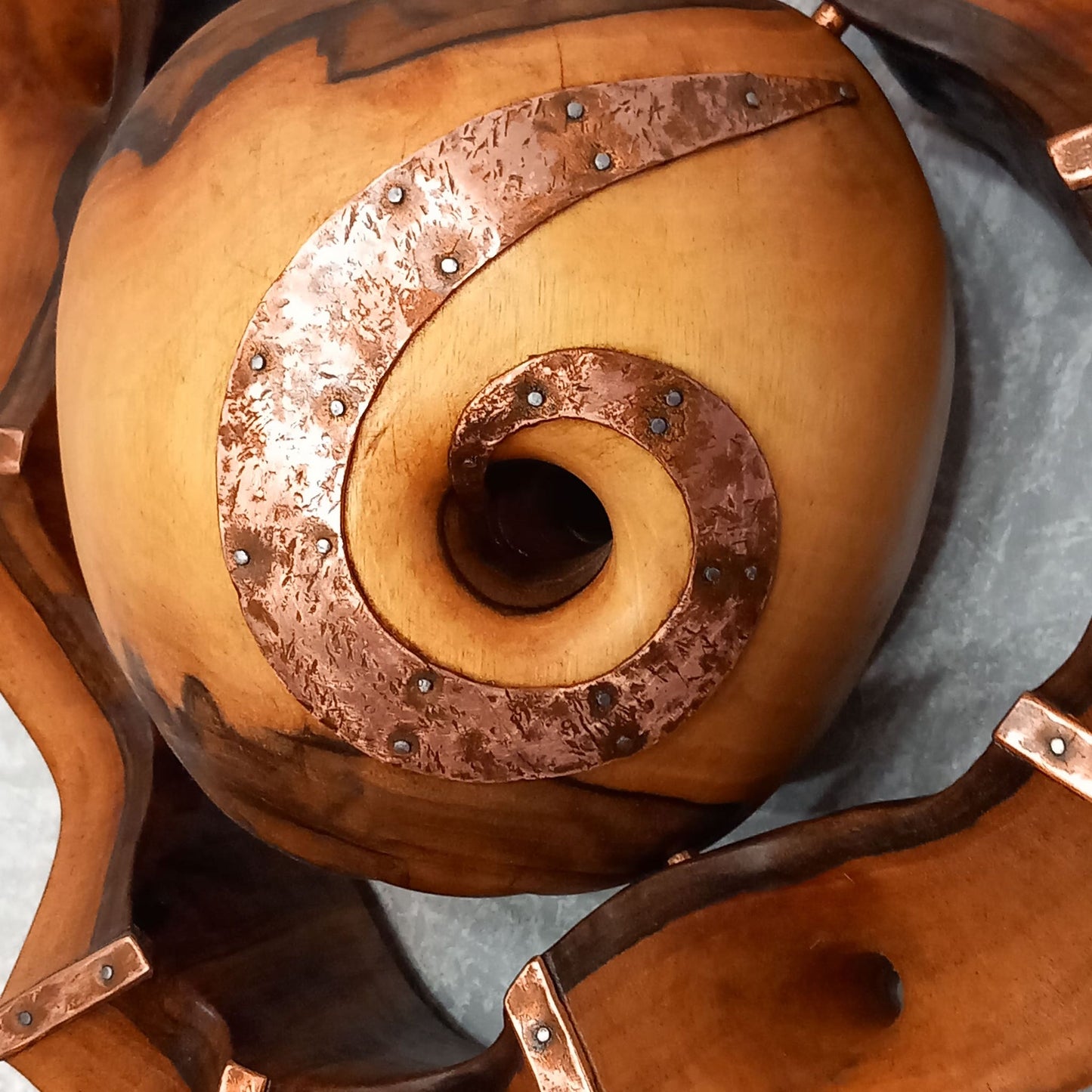 Wall Art Wooden Apple Sculpture