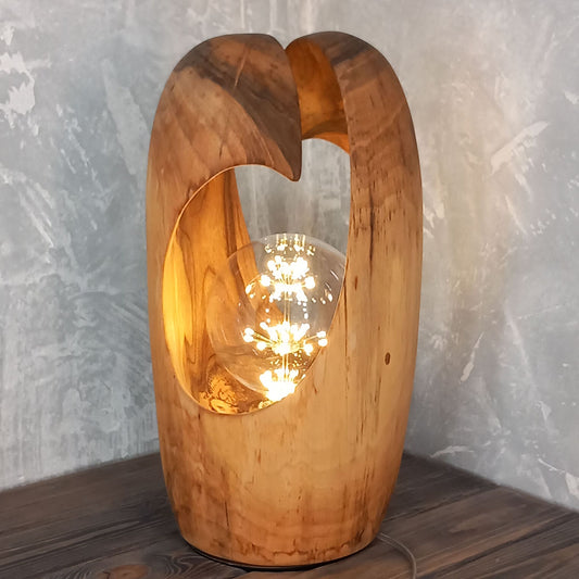 Balloon Shape Wooden Lamp