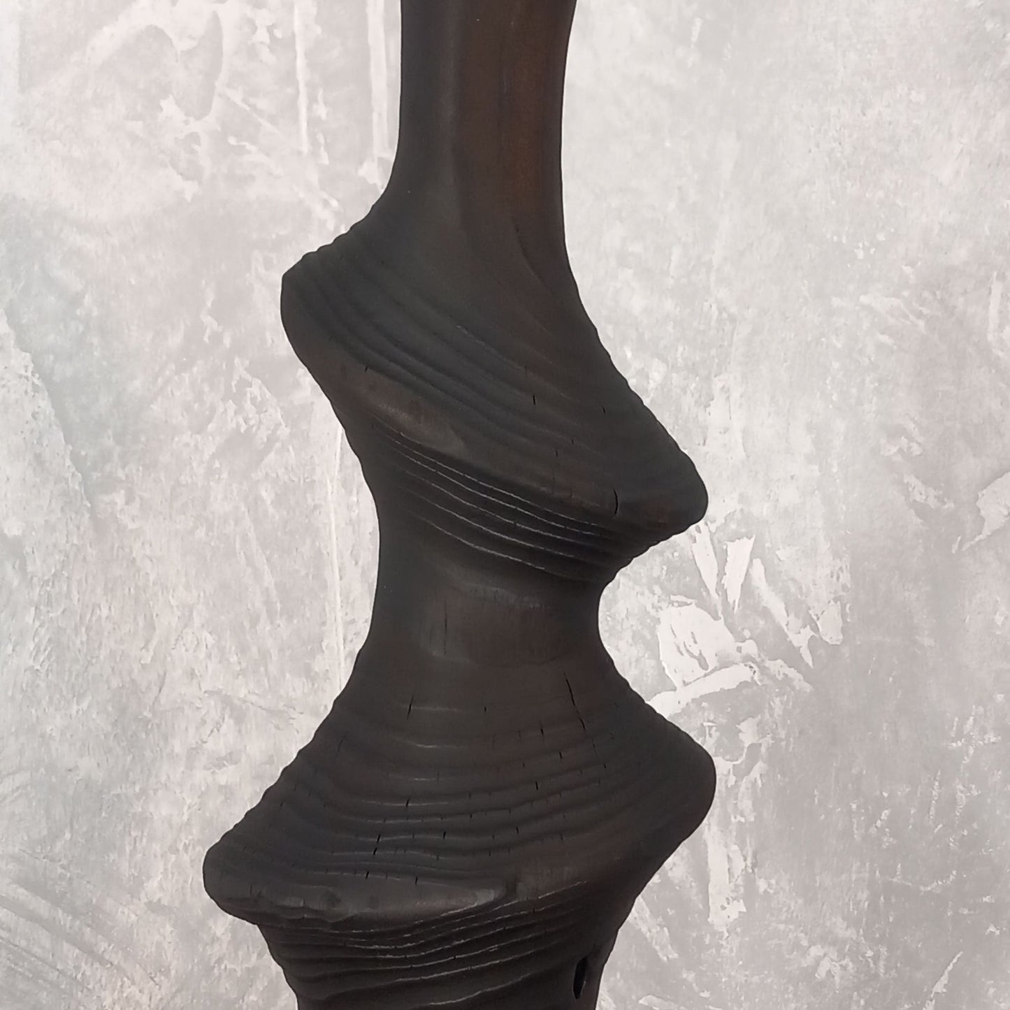 Black Disc Vase Wabi Sabi Aesthetic