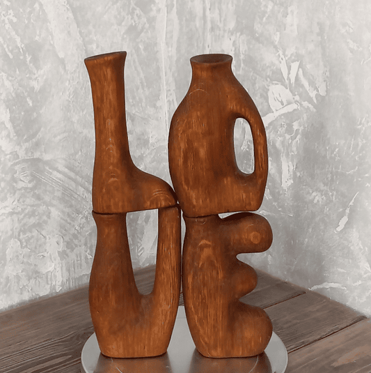Pop Art Set of 4 Love Vases