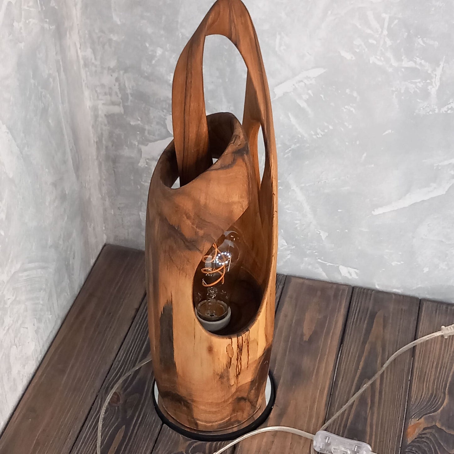 Table Lamp Mobius Illuminated  Sculpture