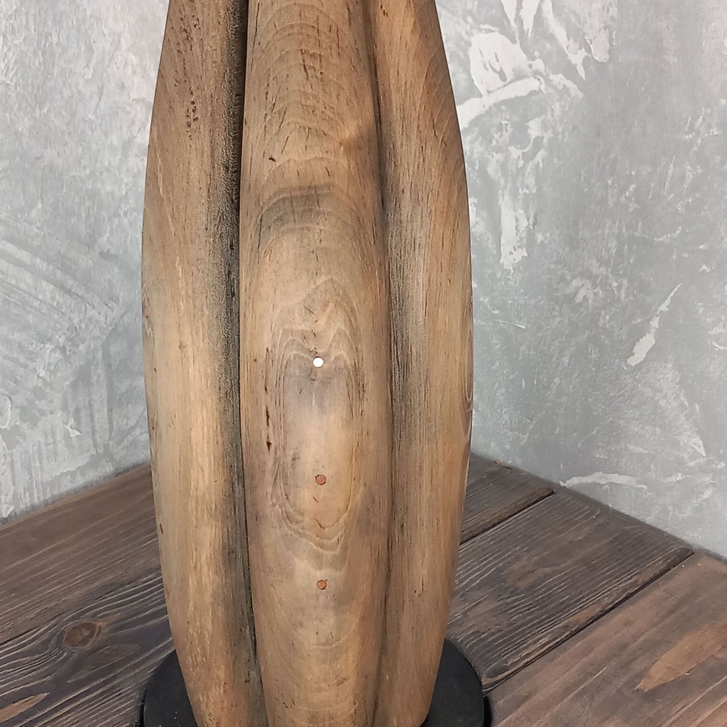 Wavy Organic Shape Handcrafted Birch Vase
